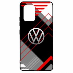 Чехол для Samsung S10 Lite Volkswagen logo and abstraction - PrintSalon
