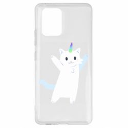 Чохол для Samsung S10 Lite White cheerful cat