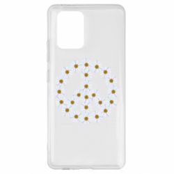 Чехол для Samsung S10 Lite Знак мира из ромашек - PrintSalon