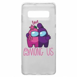 Чехол для Samsung S10+ Love is Among Us - PrintSalon