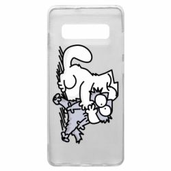 Чохол для Samsung S10+ Любов котів - PrintSalon
