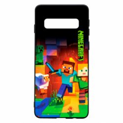 Чехол для Samsung S10 Майнкрафт - PrintSalon