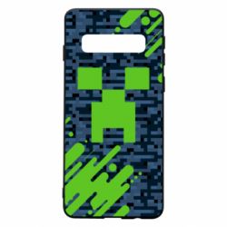 Чехол для Samsung S10 Minecraft Creeper