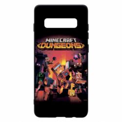 Чехол для Samsung S10+ Minecraft Dungeons new - PrintSalon