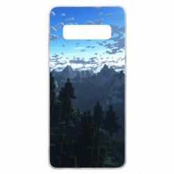 Чехол для Samsung S10+ Minecraft nature
