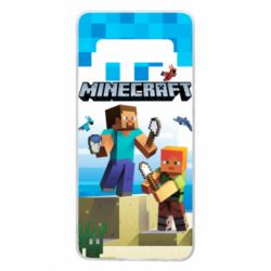 Чехол для Samsung S10 Minecraft summer