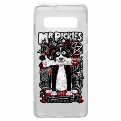 Чехол для Samsung S10+ Mr pickles the dog - PrintSalon