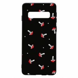 Чехол для Samsung S10 Мухоморы - PrintSalon