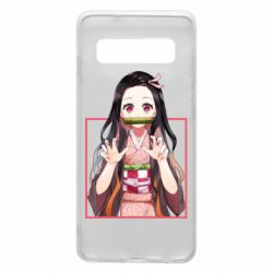 Чехол для Samsung S10 Nezuko