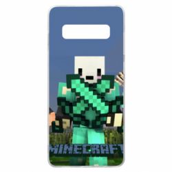 Чехол для Samsung S10+ Novaskin Minecraft - PrintSalon