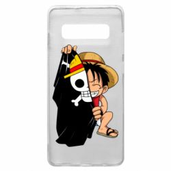 Чехол для Samsung S10+ One piece chibi Luffy - PrintSalon