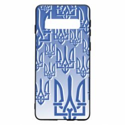 Чохол для Samsung S10 Паттерн з гербом - PrintSalon