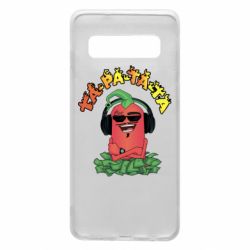 Чехол для Samsung S10 Перец Эдисон и доллары - PrintSalon