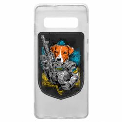Чехол для Samsung S10+ Пес Патрон арт
