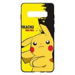 Чехол для Samsung S10+ Pikachu Pika Pika - PrintSalon