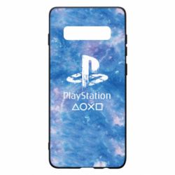 Чохол для Samsung S10+ Playstation on tai dai background - PrintSalon