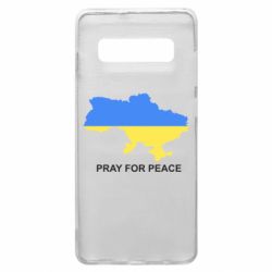 Чехол для Samsung S10+ Pray for peace - PrintSalon