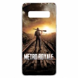 Чехол для Samsung S10+ Pubg Metro Royale - PrintSalon