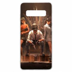 Чехол для Samsung S10+ Pubg on the throne - PrintSalon