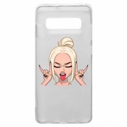 Чехол для Samsung S10+ Punk Girl - PrintSalon