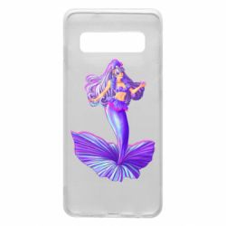 Чехол для Samsung S10 Purple Mermaid Barbie - PrintSalon