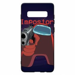 Чохол для Samsung S10+ Red With A Gun - PrintSalon