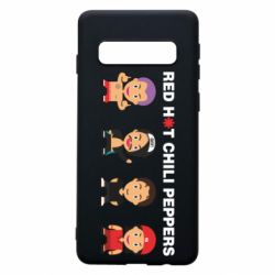 Чехол для Samsung S10 RHCP Chibies - PrintSalon