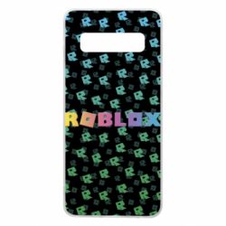 Чехол для Samsung S10 Roblox And Logo 3D - PrintSalon