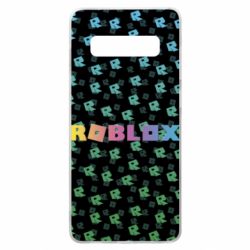 Чехол для Samsung S10+ Roblox And Logo 3D - PrintSalon