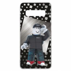 Чохол для Samsung S10+ Roblox And Metal Logo - PrintSalon
