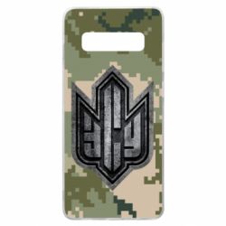 Чехол для Samsung S10+ РУССКИЙ ВОЕННЫЙ КОРАБЛЬ ІДІ НА ХУЙ! ВСУ - PrintSalon