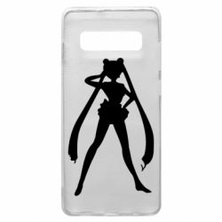 Чохол для Samsung S10+ Sailor Moon silhouette - PrintSalon