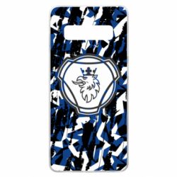 Чохол для Samsung S10+ Scania logo and grunge - PrintSalon