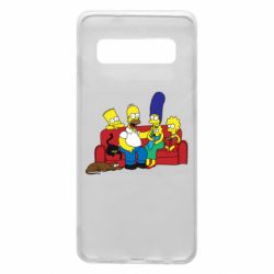 Чехол для Samsung S10 Simpsons At Home - PrintSalon