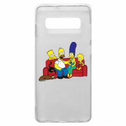 Чехол для Samsung S10+ Simpsons At Home - PrintSalon