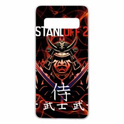 Чехол для Samsung S10 Standoff Samurai And Fire - PrintSalon