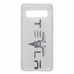 Чехол для Samsung S10 Tesla Car logo - PrintSalon