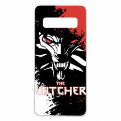 Чехол для Samsung S10 The Witcher Spray Art - PrintSalon
