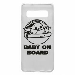Чехол для Samsung S10 Вaby on board - PrintSalon