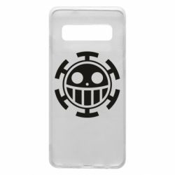 Чехол для Samsung S10 Ван Пис флаг Трафальгара - PrintSalon