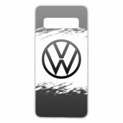 Чохол для Samsung S10 Volkswagen logo and grunge - PrintSalon