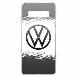 Чохол для Samsung S10+ Volkswagen logo and grunge - PrintSalon