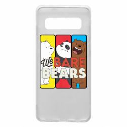 Чехол для Samsung S10 We bare bears collage - PrintSalon