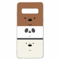 Чохол для Samsung S10+ We bare bears ice cream - PrintSalon