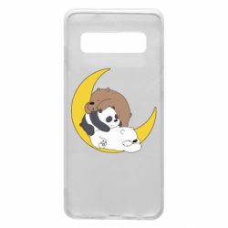 Чехол для Samsung S10 We bare bears sleep - PrintSalon