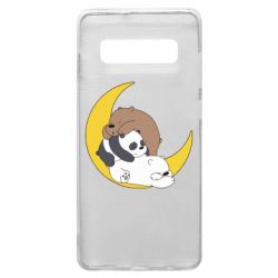 Чехол для Samsung S10+ We bare bears sleep - PrintSalon