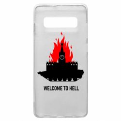 Чехол для Samsung S10+ Welcome to Hell