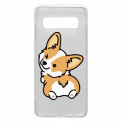Чехол для Samsung S10 Winking Corgi - PrintSalon