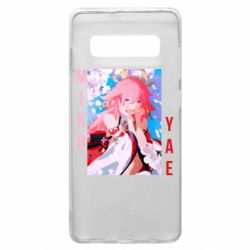 Чехол для Samsung S10+ Yae Miko art - PrintSalon