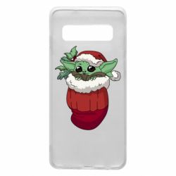 Чехол для Samsung S10 Йода в перчатке - PrintSalon